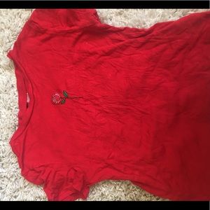 red rose shirt